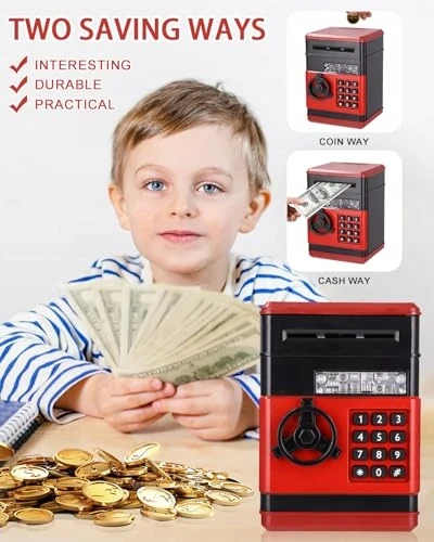 Bez Marki SKARBONKA ELEKTRONICZNA SEJF CYFROWE HASŁO DLA DZIECI BANKOMATY prezent
