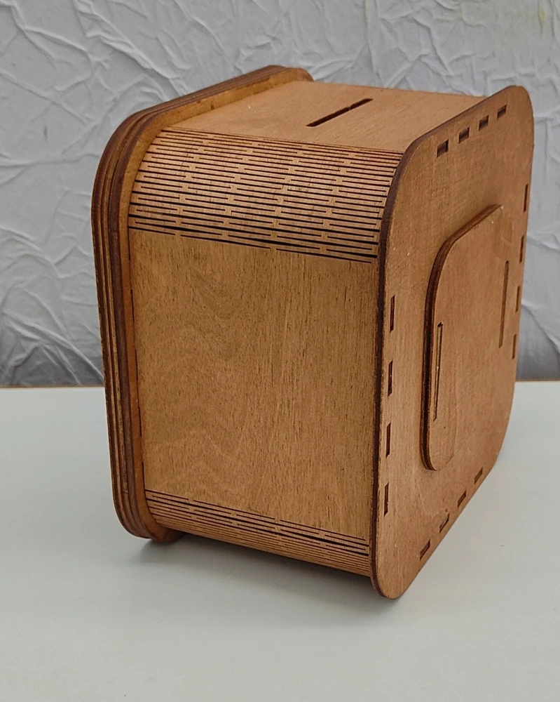 Bez Marki Skarbonka kelionės zbieram na wakacje palmy 15x15cm prezent przezroczysta