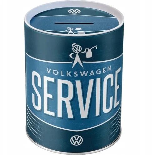 Bez Marki Skarbonka puszka Volkswagen VW Service metalo sp. beczka