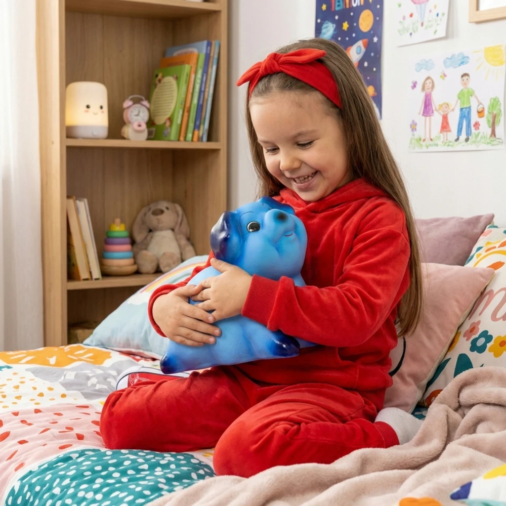 Bez Marki Skarbonka su imieniem dla chłopca dziewczynki PERSONALIZOWANA duża XL świnka