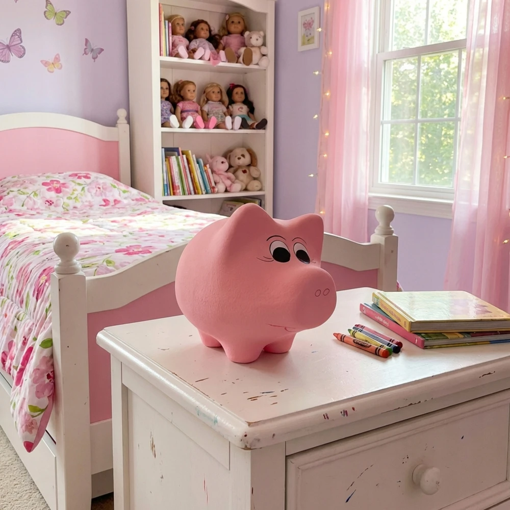Bez Marki Skarbonka su imieniem PERSONALIZOWANA vaikams Z NAPISEM do rozbicia Didelė