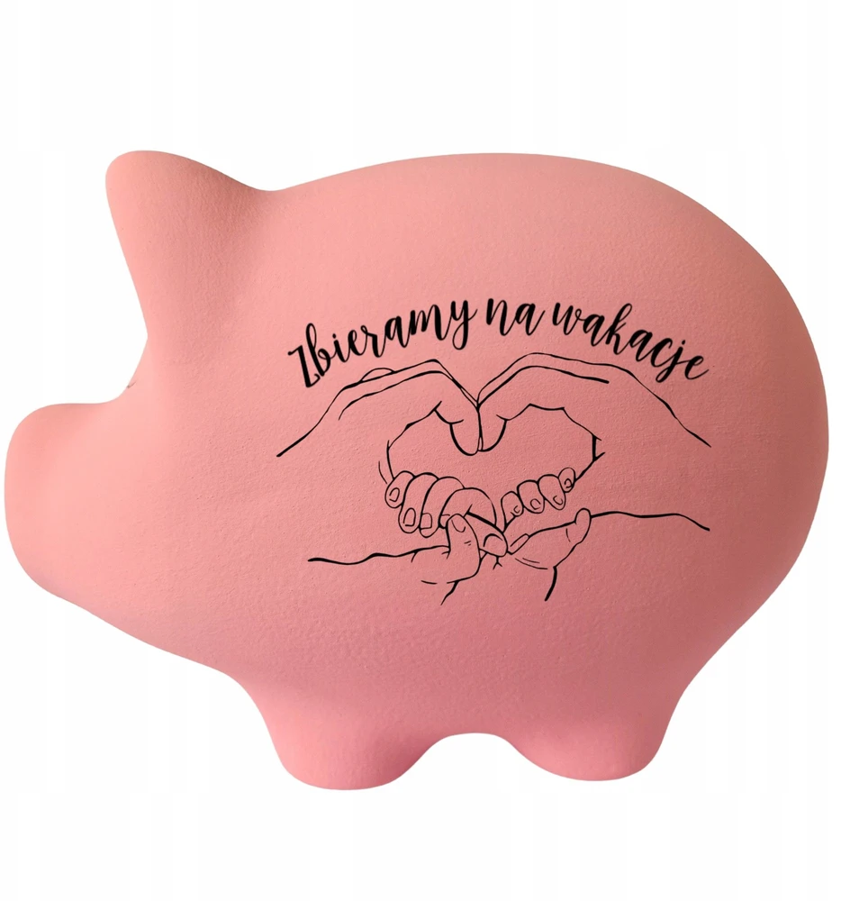 Bez Marki Skarbonka su imieniem PERSONALIZOWANA vaikams Z NAPISEM do rozbicia Didelė