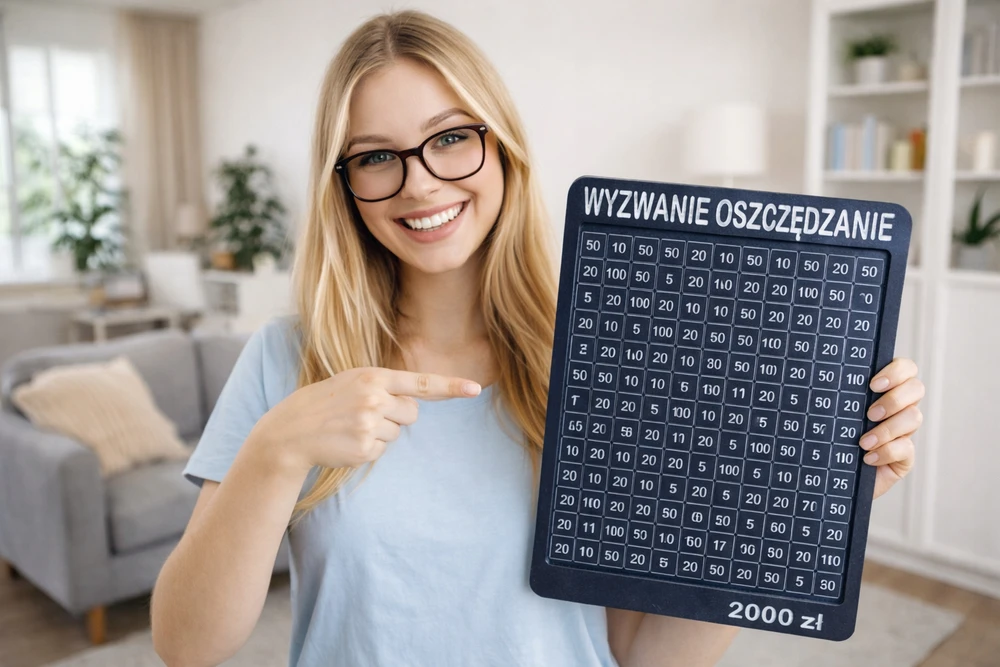 Bez Marki Skarbonka Wykreślana Wyzwanie Oszczędzanie 2000 zł Juoda Już Zmontowana