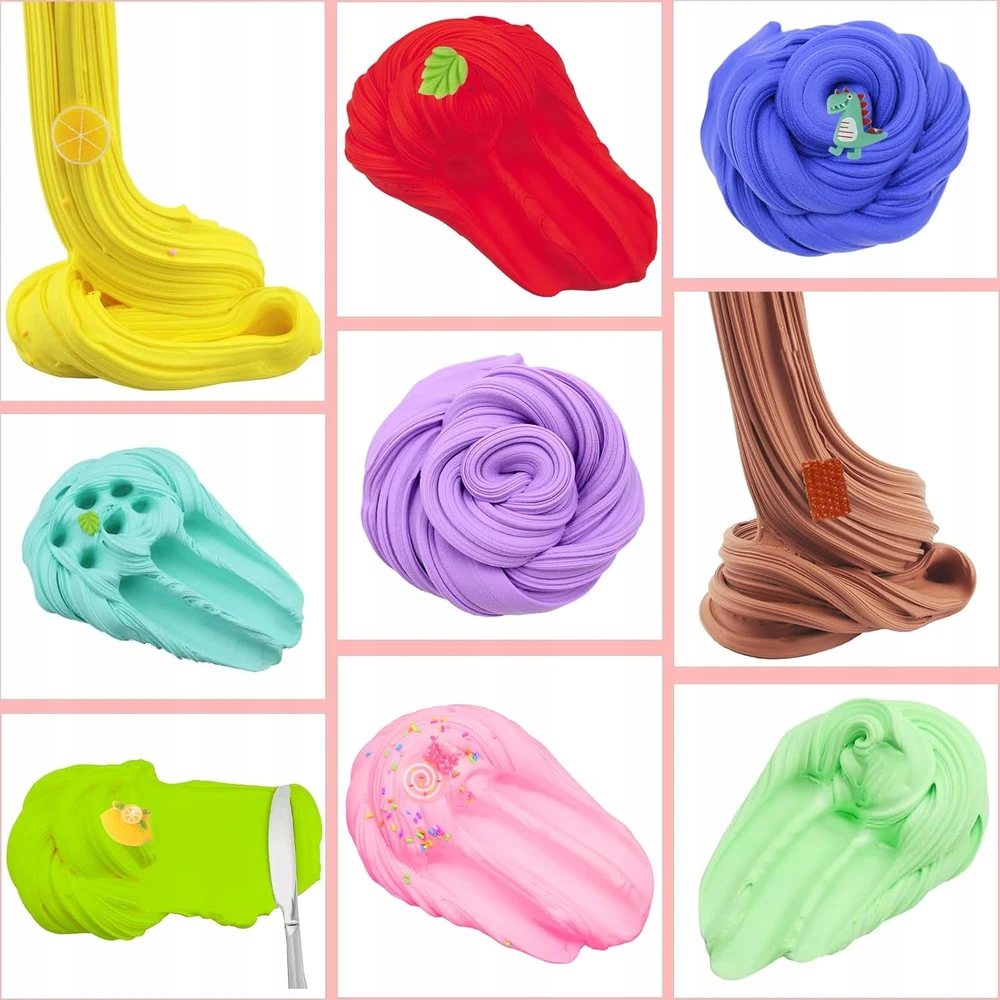 Bez Marki SLIME CUPPIES RINKINYS SALAUKAI KAVĖLĖ KŪRYBINIS ŽAISLAS SLIME DOVANA
