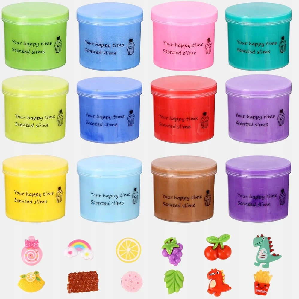 Bez Marki SLIME CUPPIES RINKINYS SALAUKAI KAVĖLĖ KŪRYBINIS ŽAISLAS SLIME DOVANA