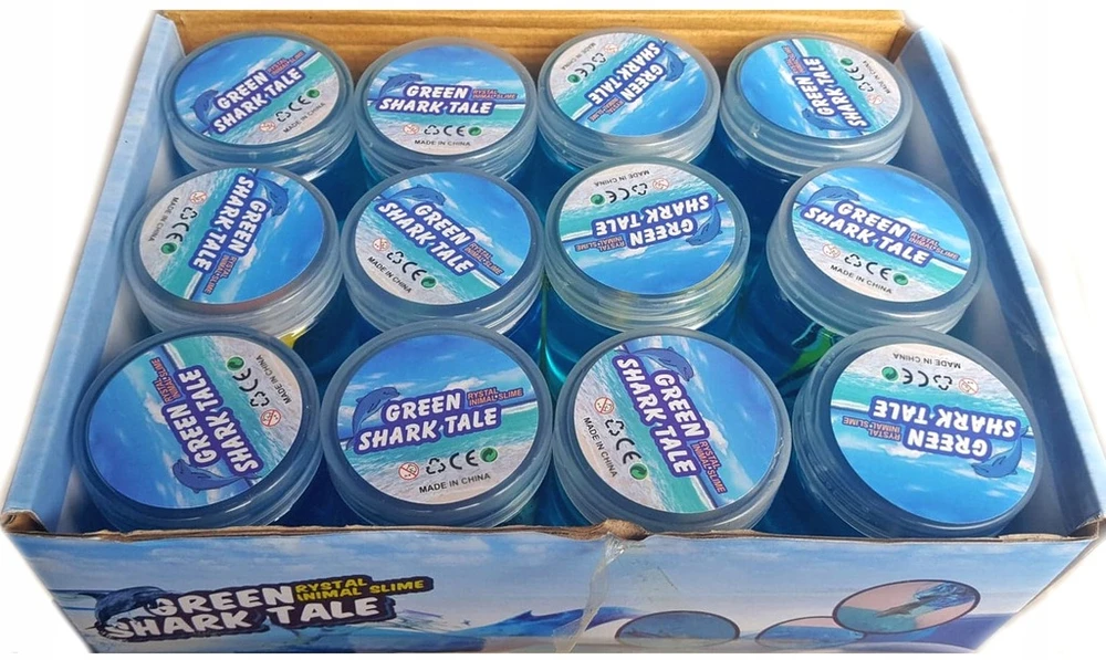 Bez Marki SLIME PASTE PASTE LIQUID PLASTICINE gel GLUTE SEA ANIMALS 12 vnt.