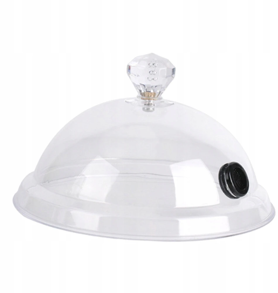Bez Marki Smoking Cloche Smoke Infuser Dangtis Virtuvės Įrankis Maisto pristatymas Dia 16cm