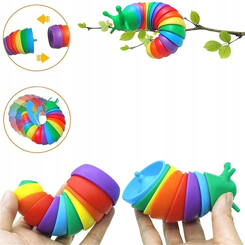 Bez Marki SNAIL CATERWAY SENSORY ANTISTRESS ATpalaiduojantis Žaislinis KIRMĖLIS