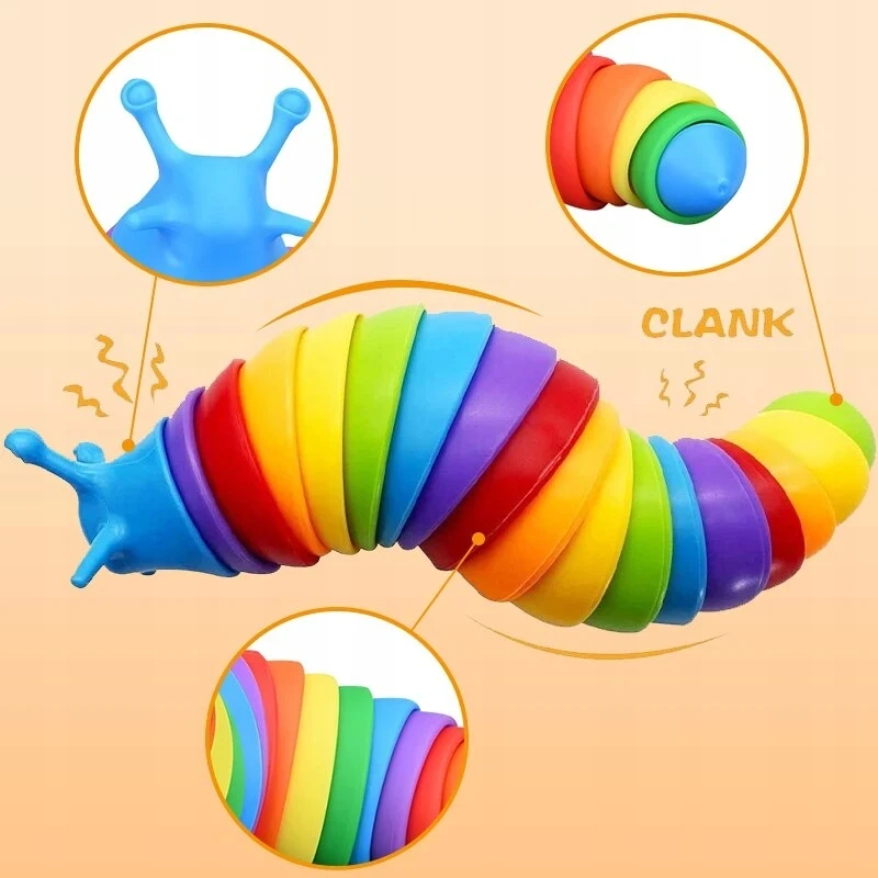 Bez Marki SNAIL CATERWAY SENSORY ANTISTRESS ATpalaiduojantis Žaislinis KIRMĖLIS