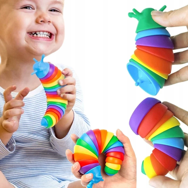 Bez Marki SNAIL CATERWAY SENSORY ANTISTRESS ATpalaiduojantis Žaislinis KIRMĖLIS