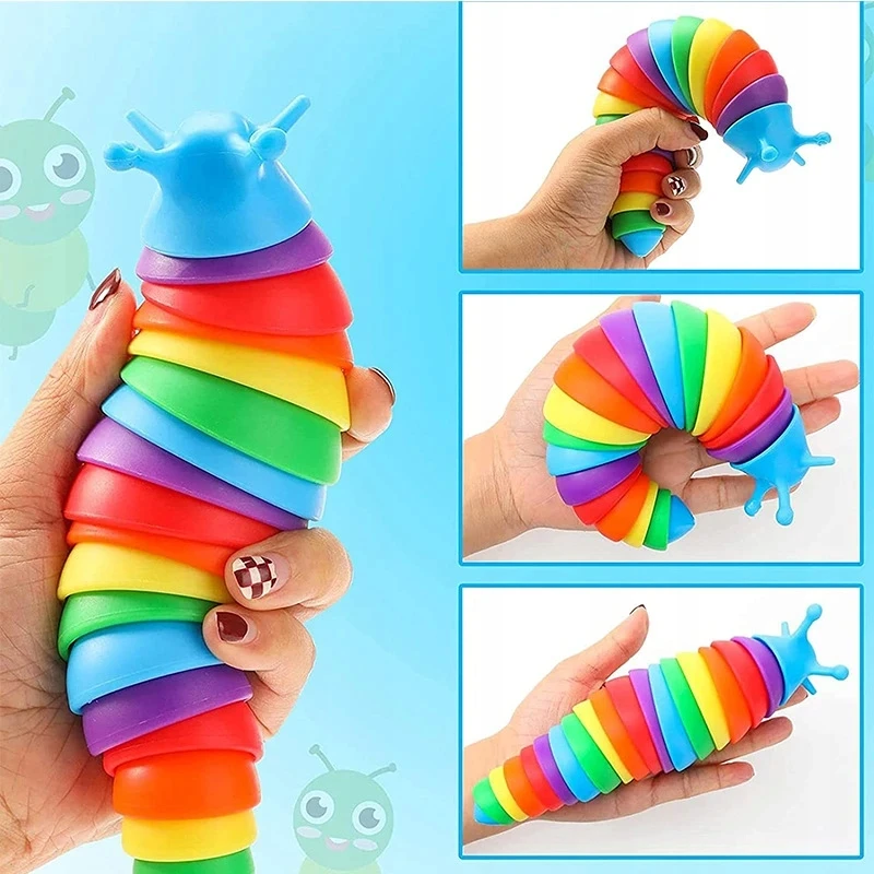 Bez Marki SNAIL CATERWAY SENSORY ANTISTRESS ATpalaiduojantis Žaislinis KIRMĖLIS