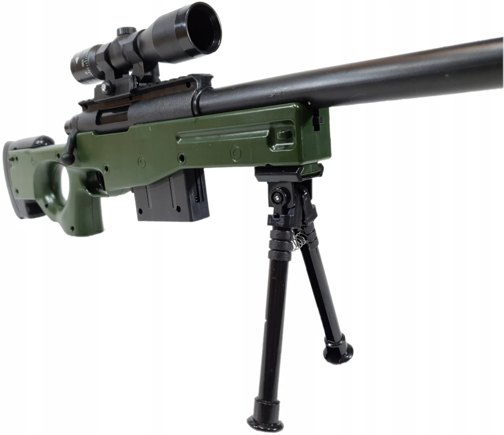 Bez Marki SNIPER RIFLE AWP BALL GUN Snaiperio šautuvas LASER SCOPE + BALLS