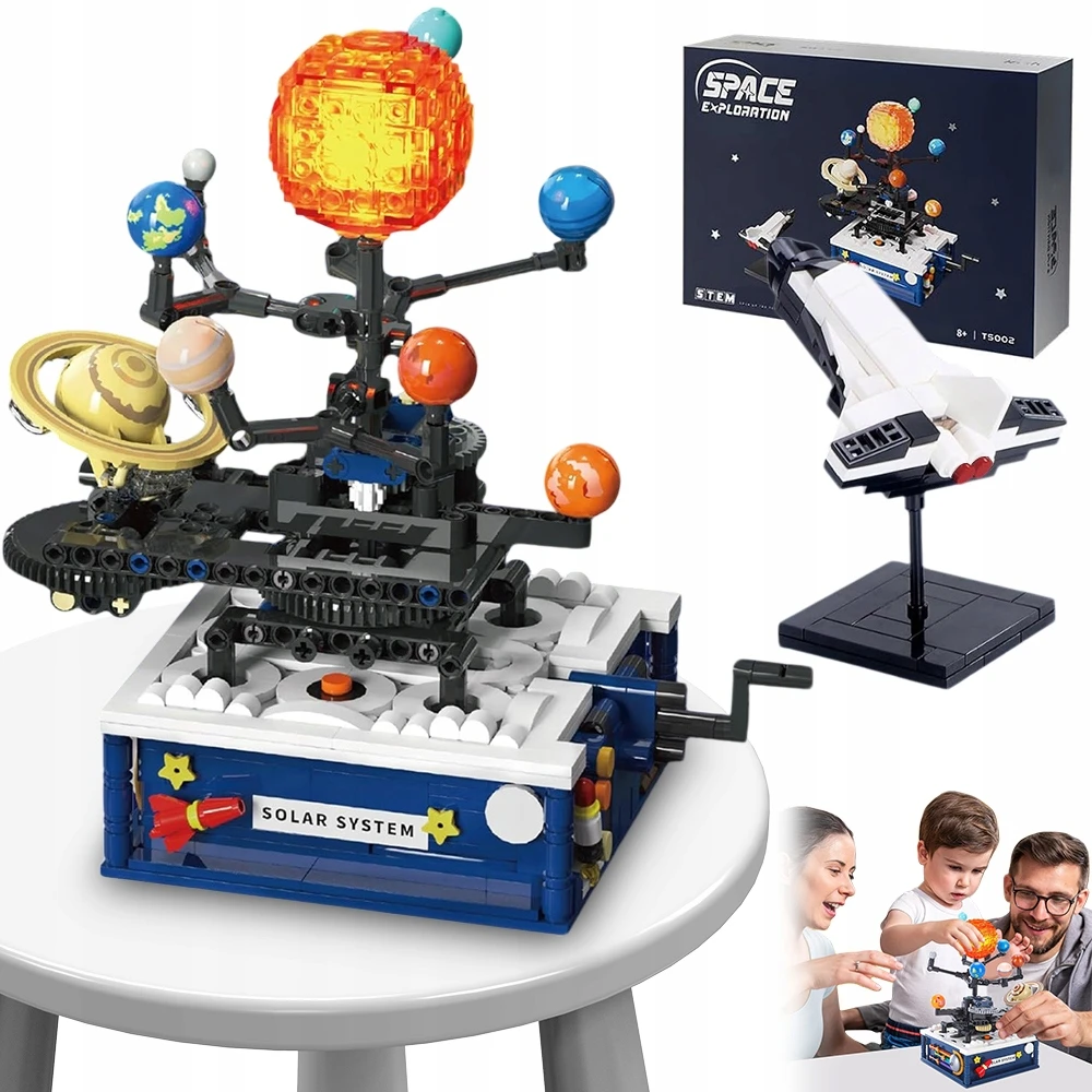 Bez Marki „SolarSystem“ BLOKUOJA ŽEMĖS SISTEMĄ MOKSLINIAI SMAGIAI SAULĖS SISTEMA PLANETINOS MOKSLAS