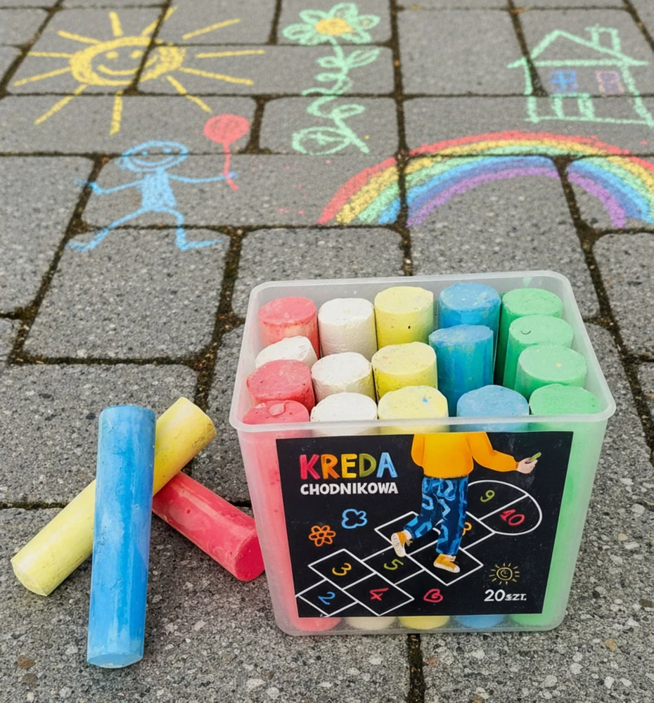 Bez Marki SPALVOTOS STOROS MOKYKLINĖS KELIŲ KREIDOS 20 VIENETŲ BRĖŽIMO KIUIŠUI