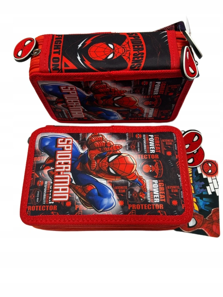 Bez Marki Spiderman 3 dalių pieštukų dėklas