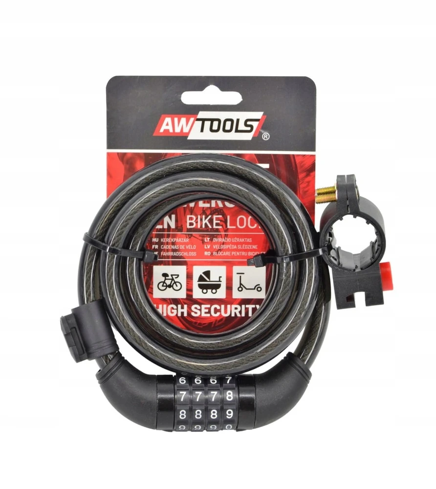 Bez Marki AW-Tools AWTOOLS DVIRAČIO SPYNA fi 12 x 150cm KODINĖ