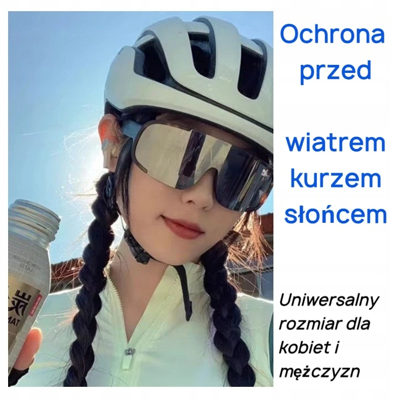Bez Marki Sportiniai akiniai dviratininkams su Uv filtru, unisex