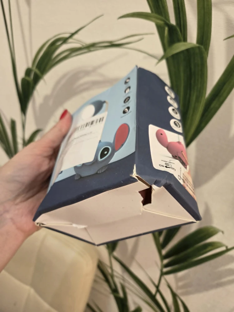 Bez Marki Stalinė lempa vaikams Stitch USB Stich RÓŻOWA