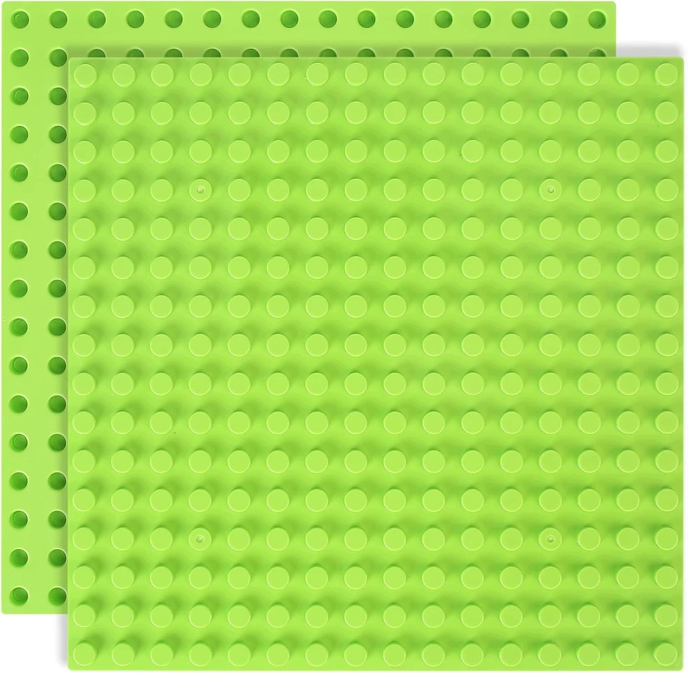 Bez Marki Statybinė plokštė 25x25cm, skirta DUPLO Blocks Celadon statybinei plokštei