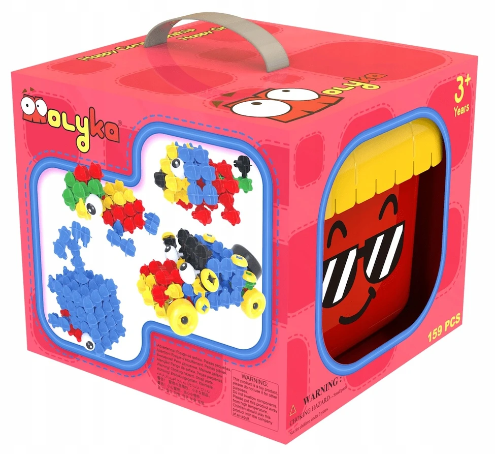 Bez Marki Statybiniai blokeliai Molyka Box, 159 d.