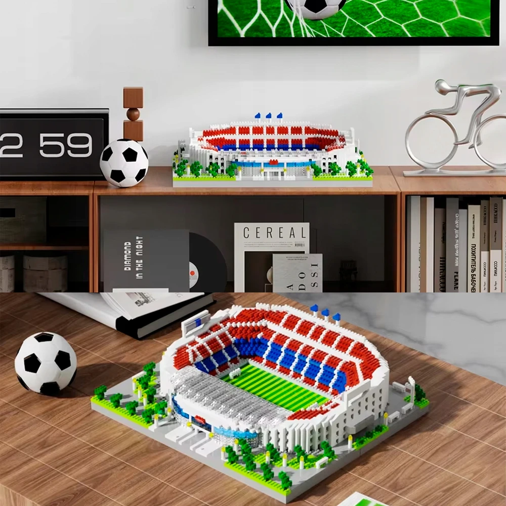Bez Marki STATYBINIAI KLAKAI FUTBOLO STADINO STADIONO CAMP NOU FC BARCELONA 2935 EL. MODELIS