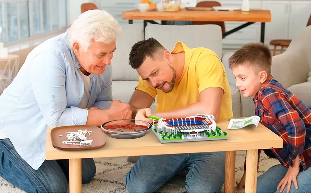 Bez Marki STATYBINIAI KLAKAI FUTBOLO STADINO STADIONO CAMP NOU FC BARCELONA 2935 EL. MODELIS