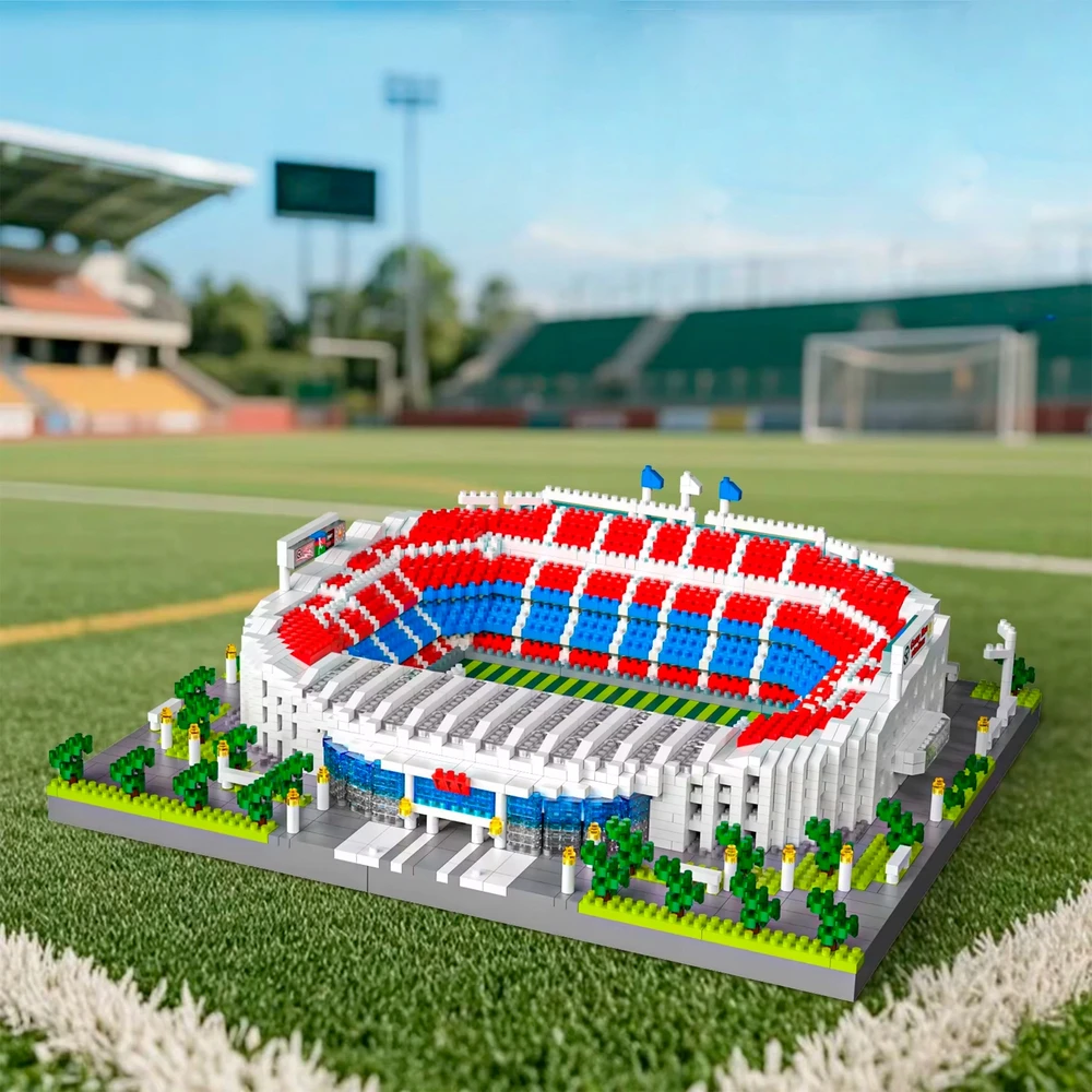 Bez Marki STATYBINIAI KLAKAI FUTBOLO STADINO STADIONO CAMP NOU FC BARCELONA 2935 EL. MODELIS