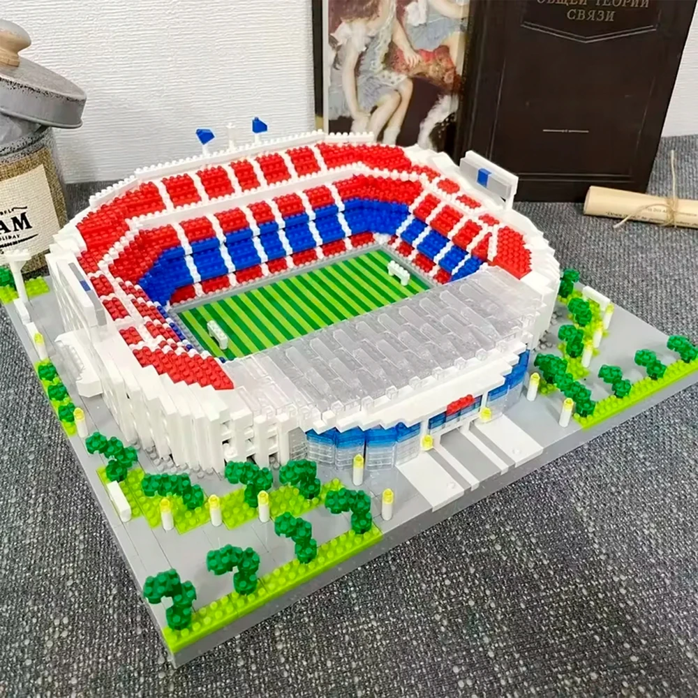 Bez Marki STATYBINIAI KLAKAI FUTBOLO STADINO STADIONO CAMP NOU FC BARCELONA 2935 EL. MODELIS