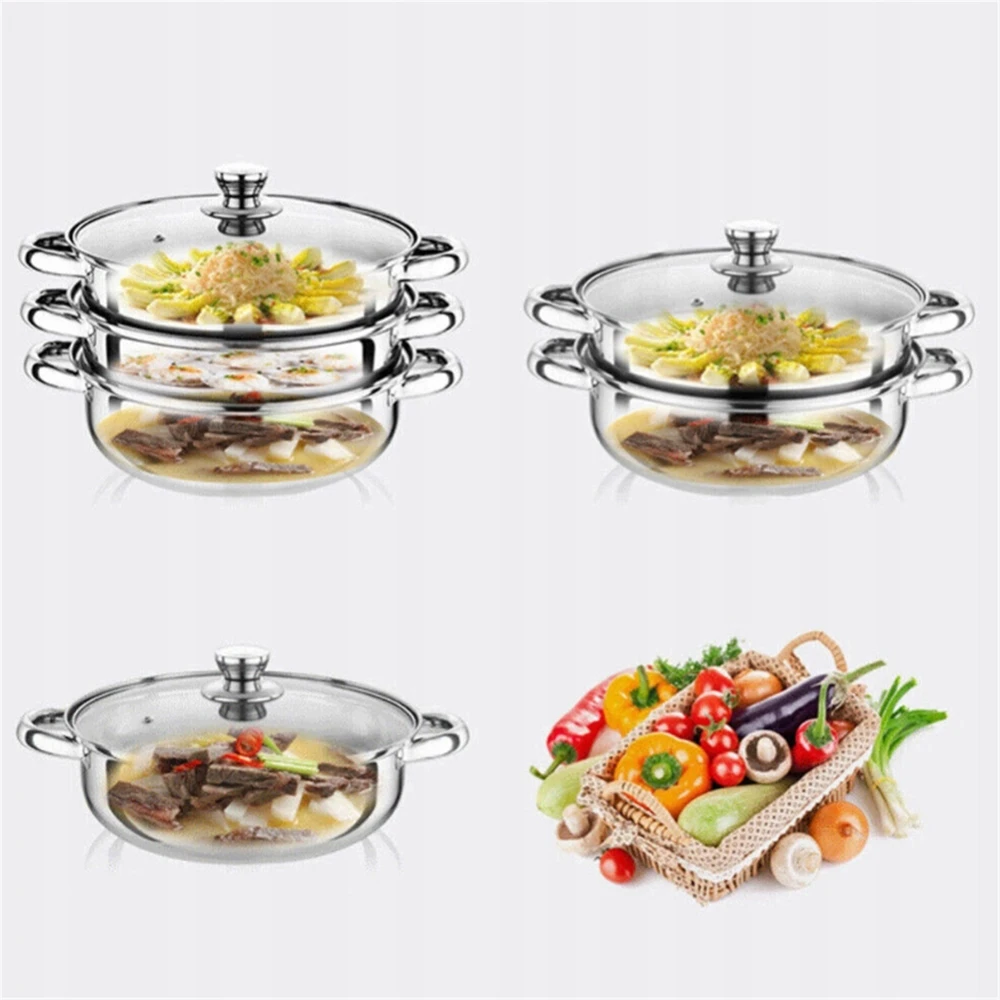 Bez Marki STEAMER POT STEAMER 5 EL POT INDUKCINIAI DUJINIAI