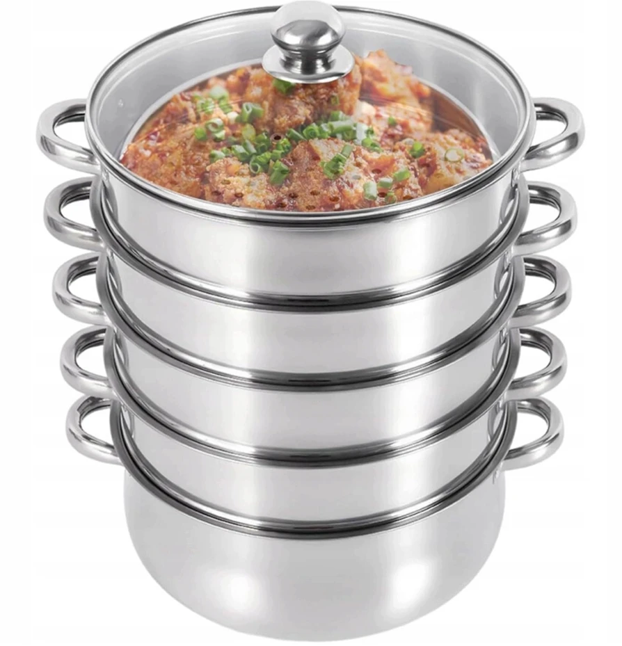 Bez Marki STEAMER POT STEAMER 5 EL POT INDUKCINIAI DUJINIAI