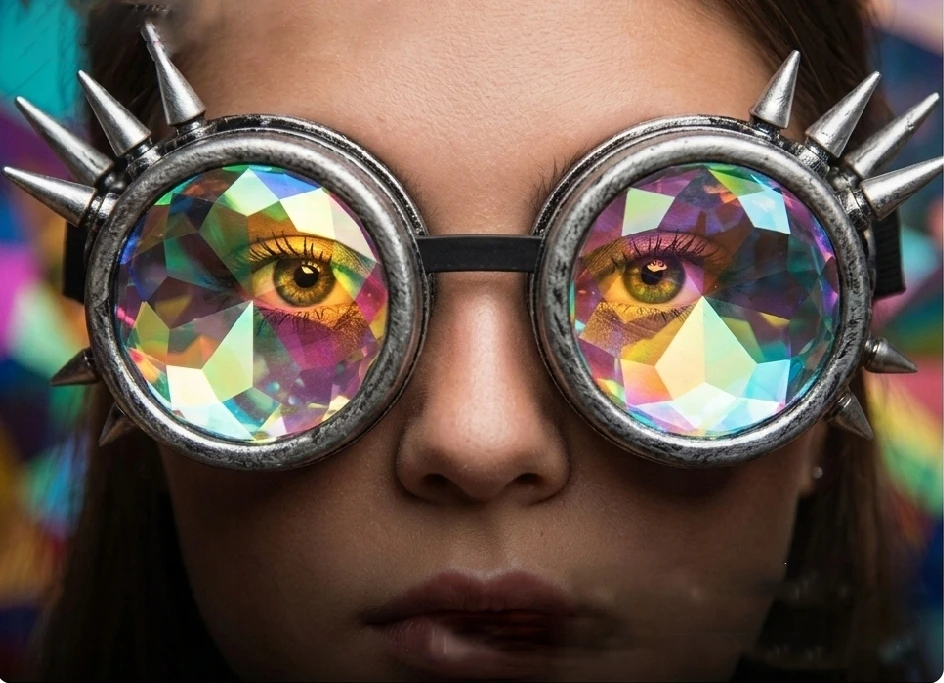 Bez Marki Steampunk akiniai festivaliui – unikalus stilius ir įspūdingi efektai
