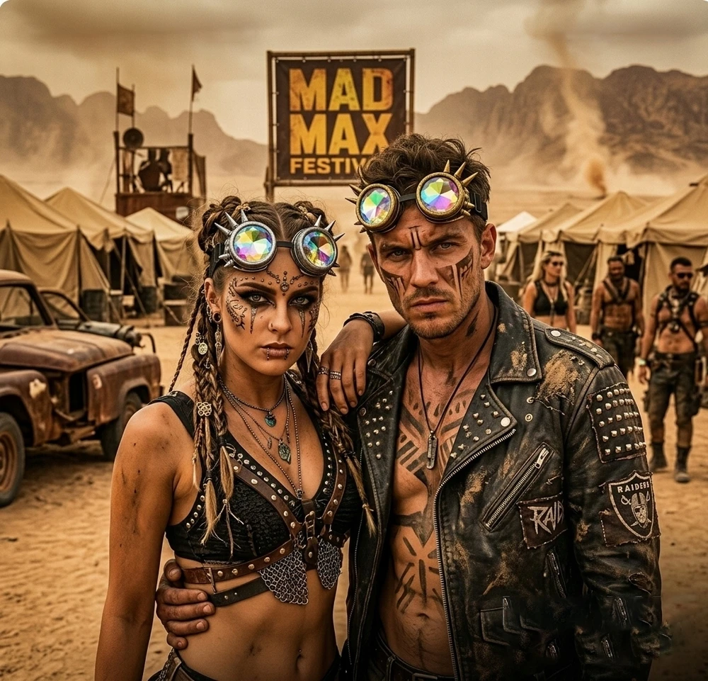Bez Marki Steampunk akiniai festivaliui – unikalus stilius ir įspūdingi efektai