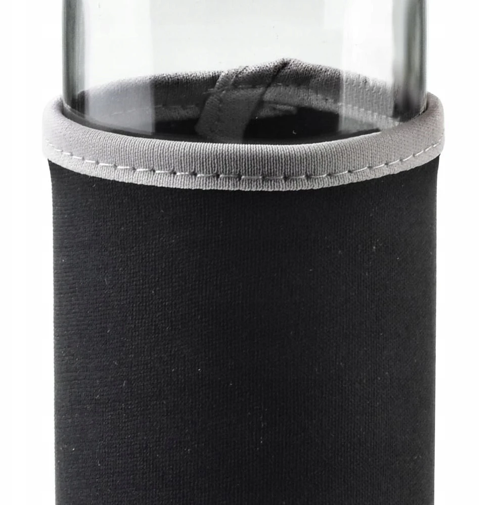 Gertuvė Bez Marki Stiklinis butelis su neopreno dėklu 490 ml