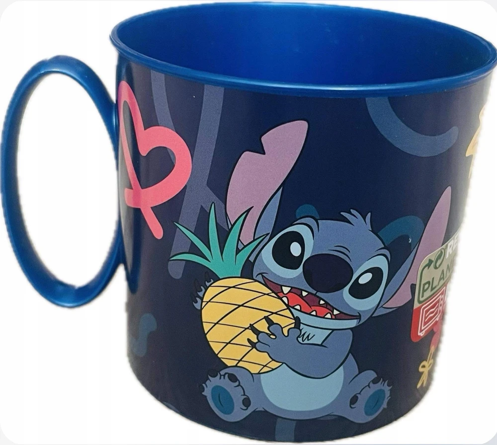Bez Marki Stitch puodelis, plastikinis, 265 ml, daugkartinis vaikiškas puodelis