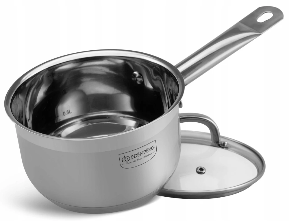 Bez Marki STORDAS Plieninis PUODAS 5x DUGNIS su DANGIU 1,9L 16cm 6013