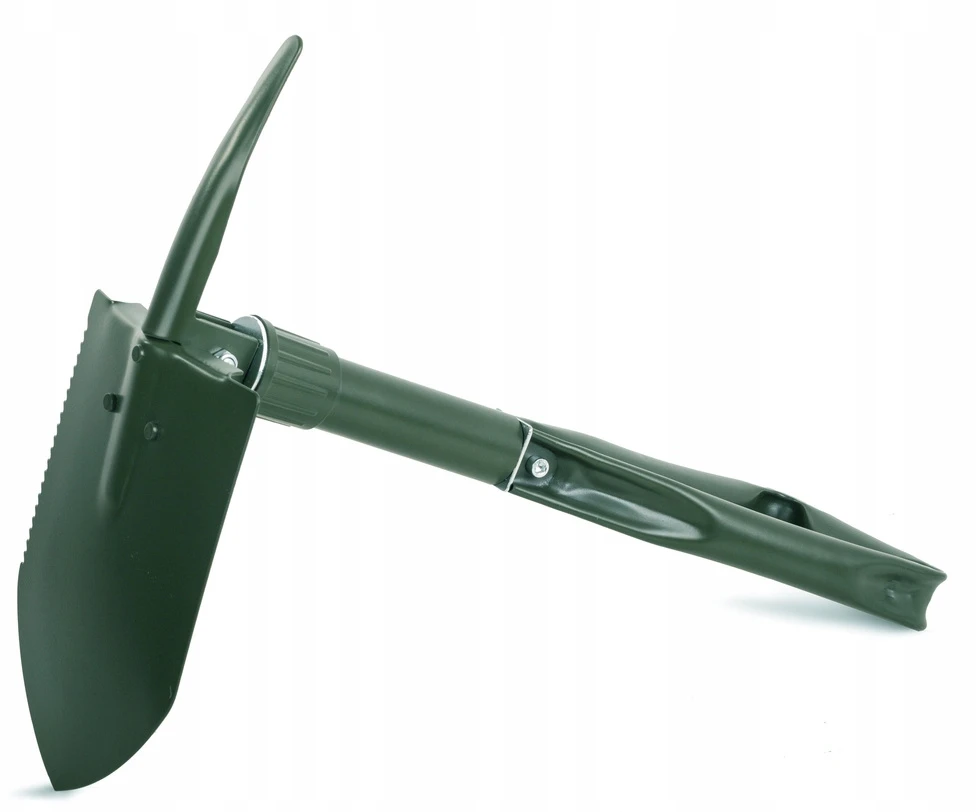 Bez Marki Sulankstomas karinis kastuvas Shovel Pickaxe Saw 4in1 su SURVIVAL dėklu stovyklavimui