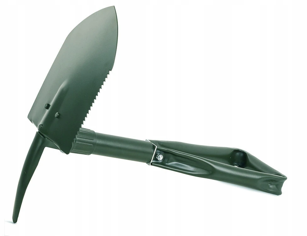 Bez Marki Sulankstomas karinis kastuvas Shovel Pickaxe Saw 4in1 su SURVIVAL dėklu stovyklavimui