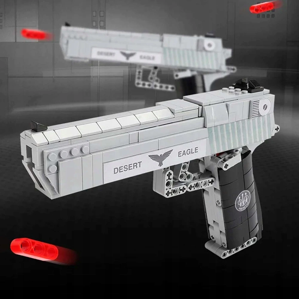 Bez Marki Surenkamas modelis Desert Eagle pistoletas XB-24004, 528 det., su šoviniais