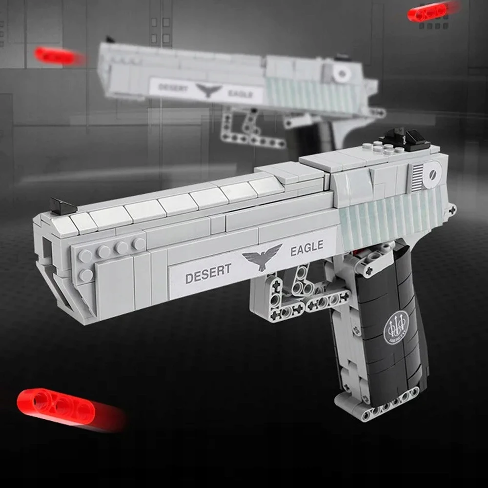 Bez Marki Surenkamas modelis Desert Eagle pistoletas XB-24004, 528 det., su šoviniais