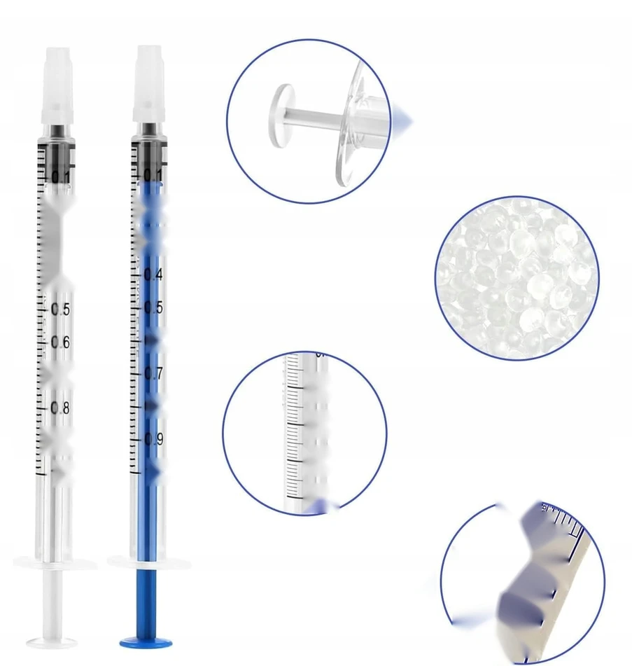 Bez Marki ŠVIRKŠTAI 60 Vnt. 1 ML MAITINIMO MATAVIMAS BEADABĖS DALYTUVAS