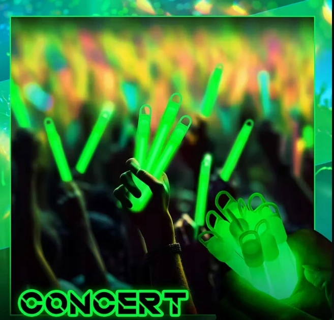 Bez Marki ŚWIATŁO CHEMICZNE Glow Stick Survival žalia 9 Godzin Świecenia 15 cm