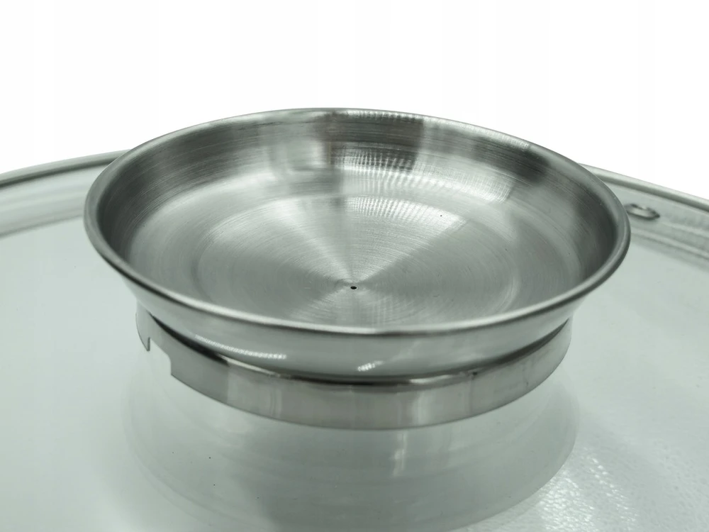 Bez Marki SZEROKI Puodas MARMURKOWA POWŁOKA INDUKCJA AROMA 32cm. / 10L ZILNER