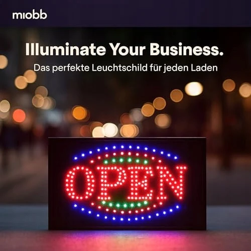Bez Marki TABLICZKA LED Mėlynas NEON DEKORACYJNA DO SALONU 48X25 CM do domu