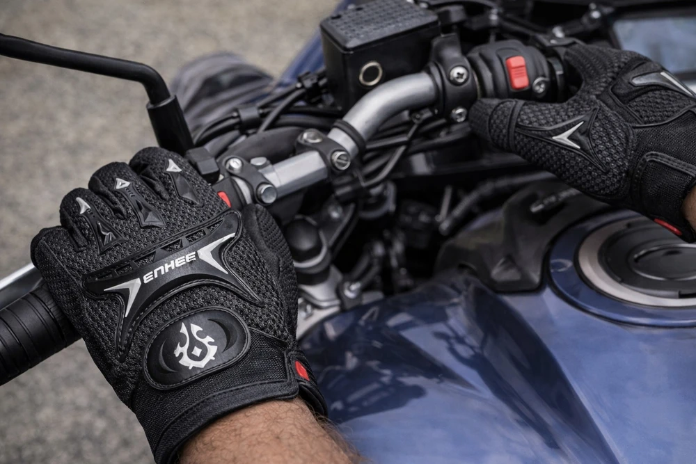 Bez Marki Tactical Cross Bike pirštinės, neslystančios, sustiprintos kvėpuojančios S