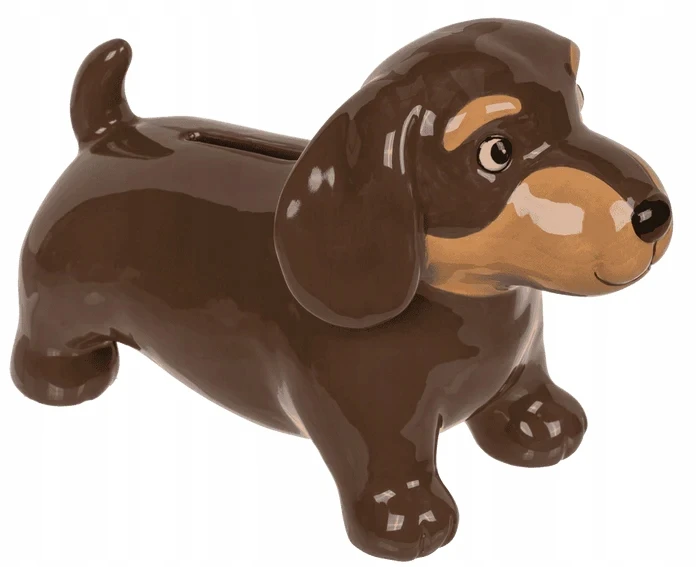 Bez Marki Taksas Piggy Bank – keraminis šuo taupymui
