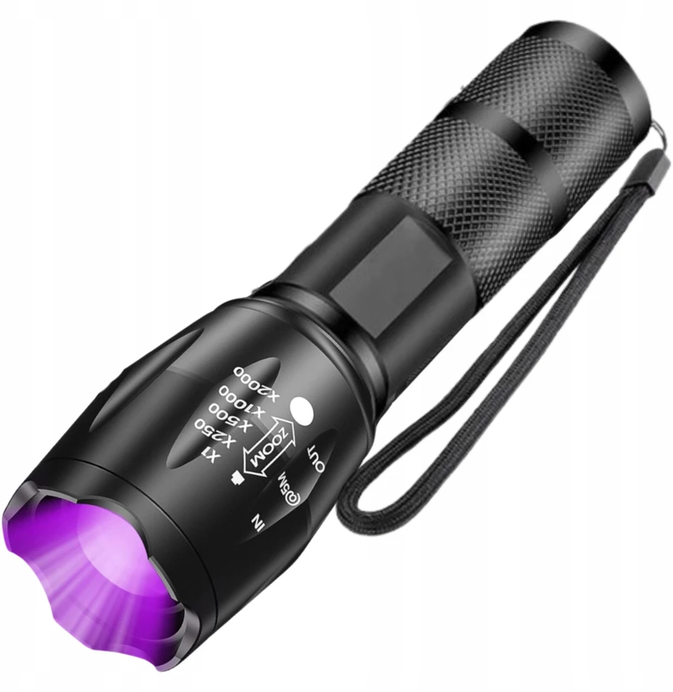 Bez Marki Taktinis testeris žibintuvėlis LED priartinimo UV diodas Atsparus gintarui Stiprus VIOLETAS