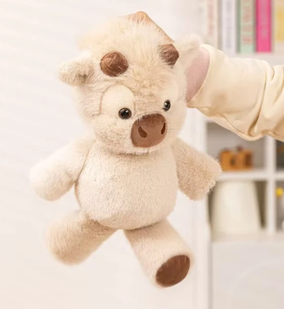 Bez Marki Talismanas karvė 45 cm pliušinis mielas žaislas Minkštas bėgimo žaislas vaikams