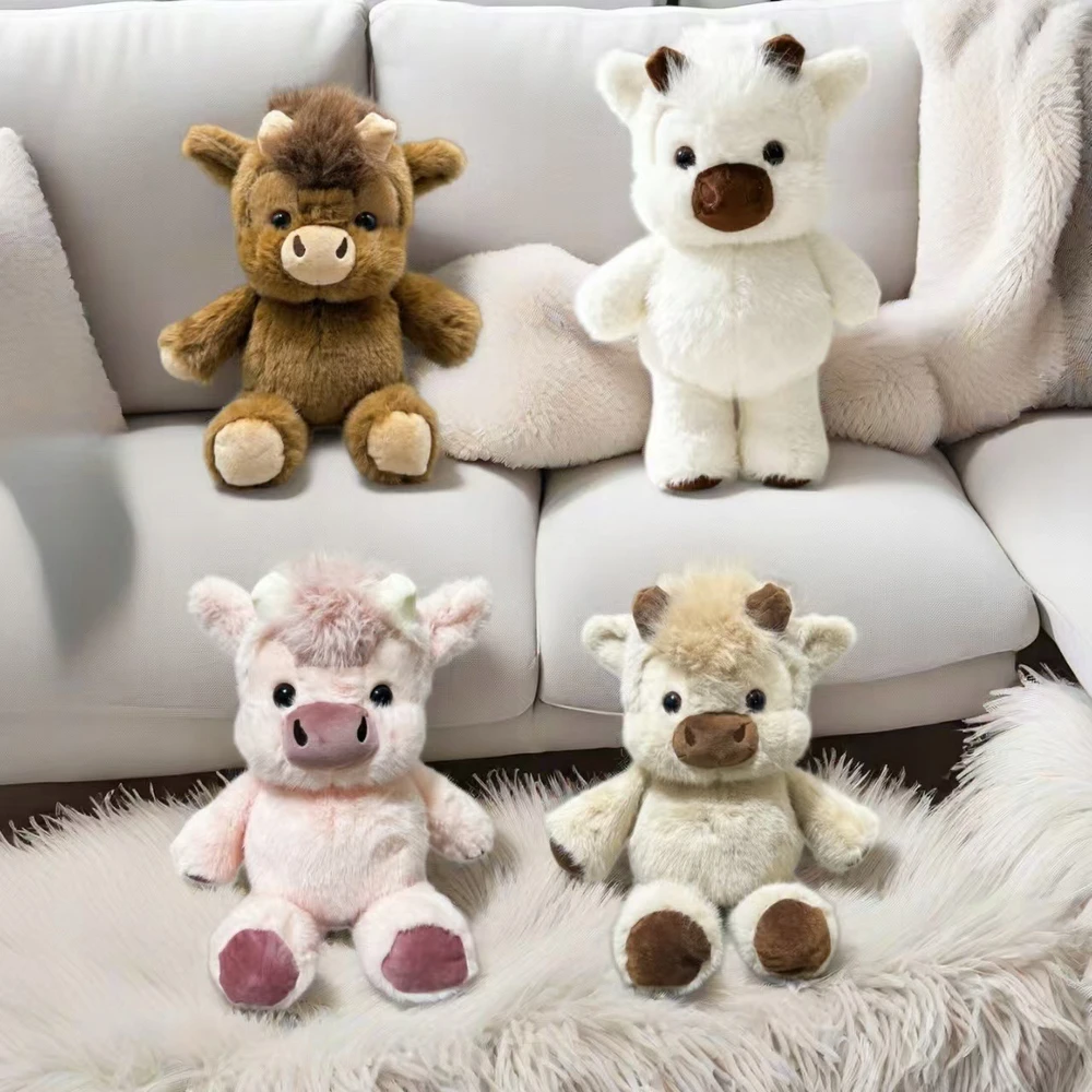 Bez Marki Talismanas karvė 45 cm pliušinis mielas žaislas Minkštas bėgimo žaislas vaikams