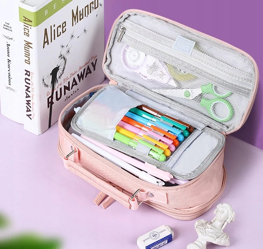 Bez Marki Talpus mokyklinis dėklas pieštukams ir smulkiems daiktams