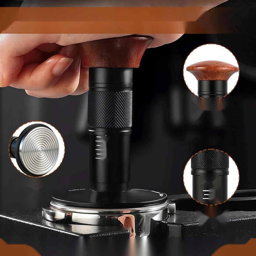 Bez Marki Tamper 54mm PLIENINIO ALIUMINIO TIKSLIŲJŲ SISTEMOS NUOLATINIO SLĖGIO KAVA